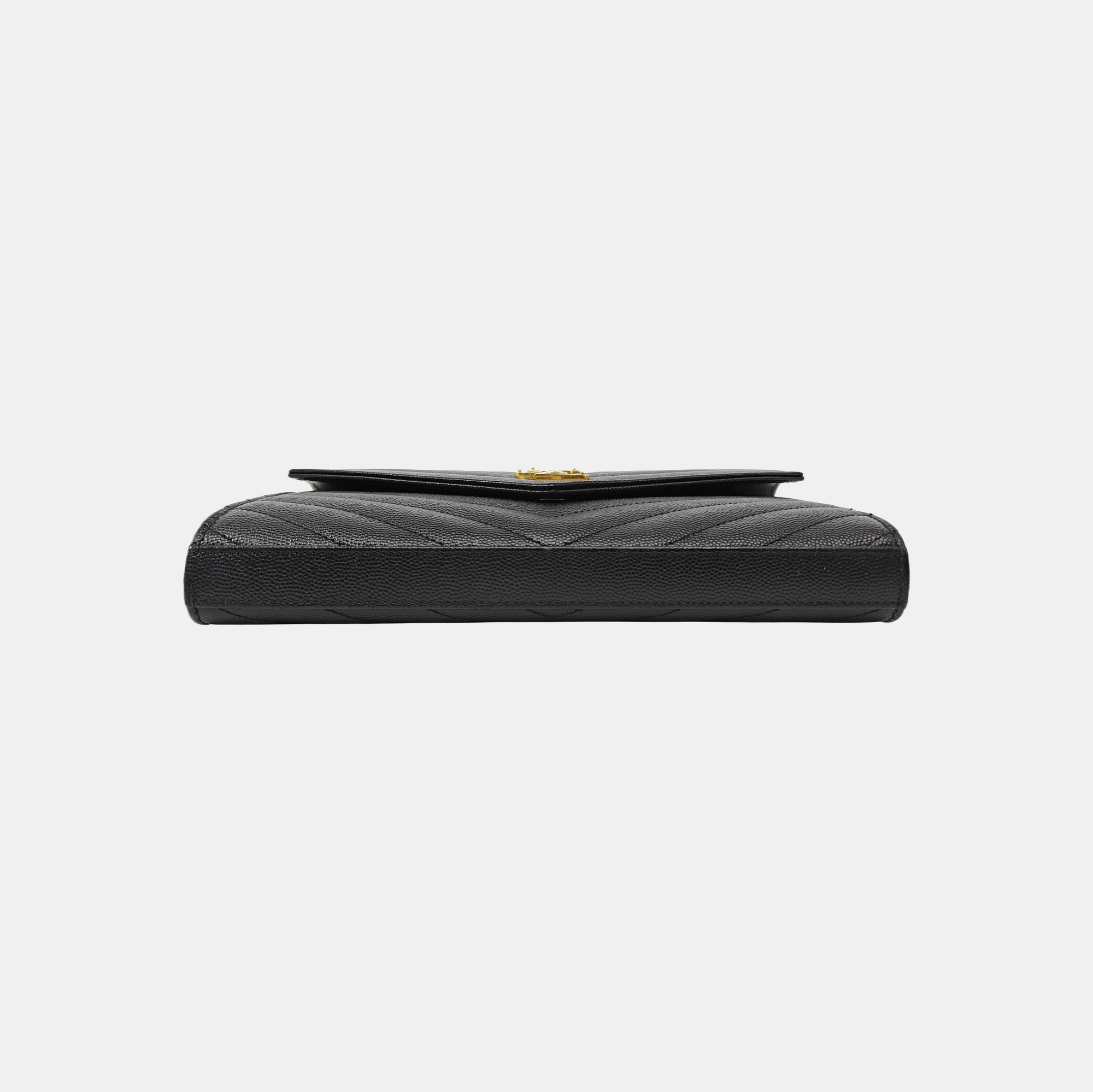 MONOGRAM Medium Chevron Calfskin Black