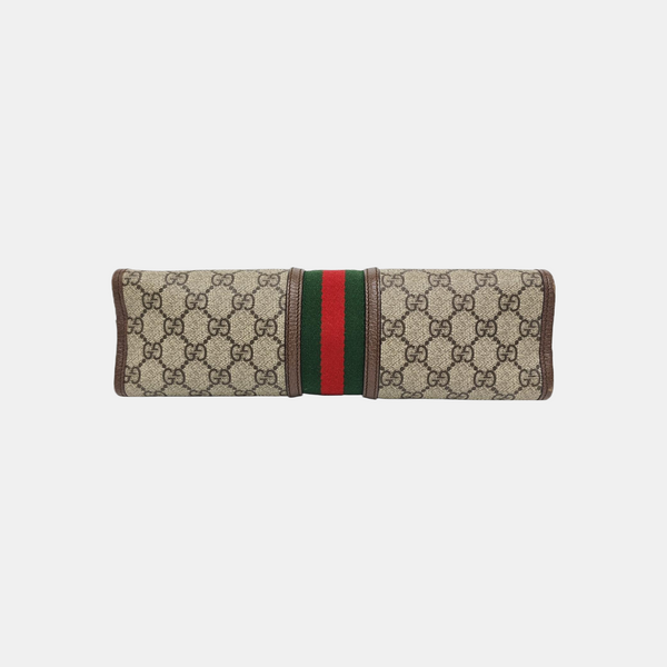 Ophidia Small Monogram Coated Canvas Beige