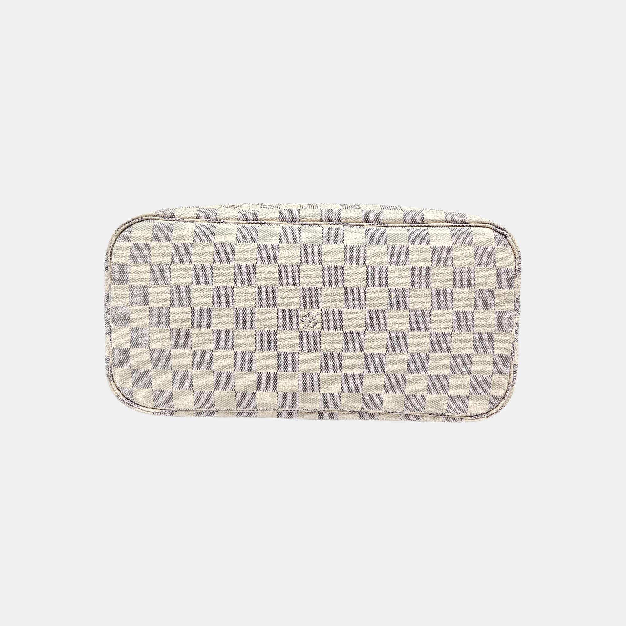 NEVERFULL MM Damier Azur Coated Canvas Beige