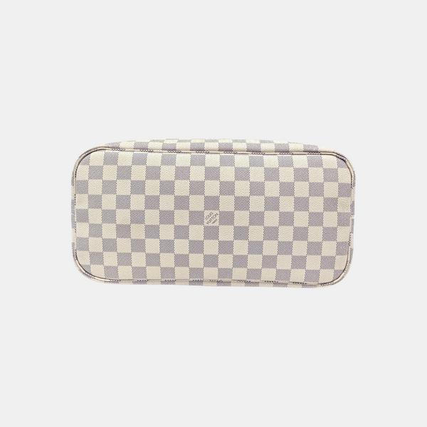 NEVERFULL MM Damier Azur Coated Canvas Beige
