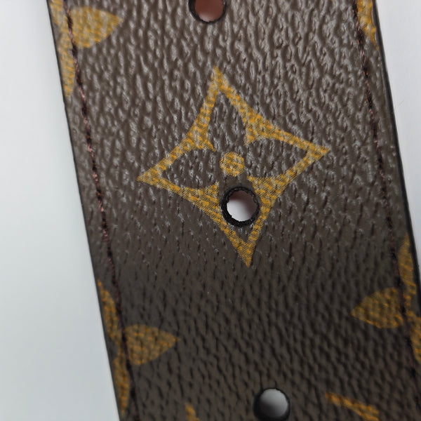Coated Canvas Belt Brown