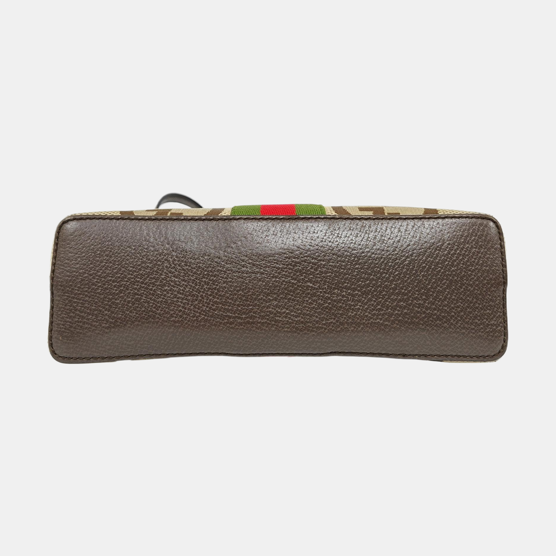 Ophidia Small Monogram Fabric Brown