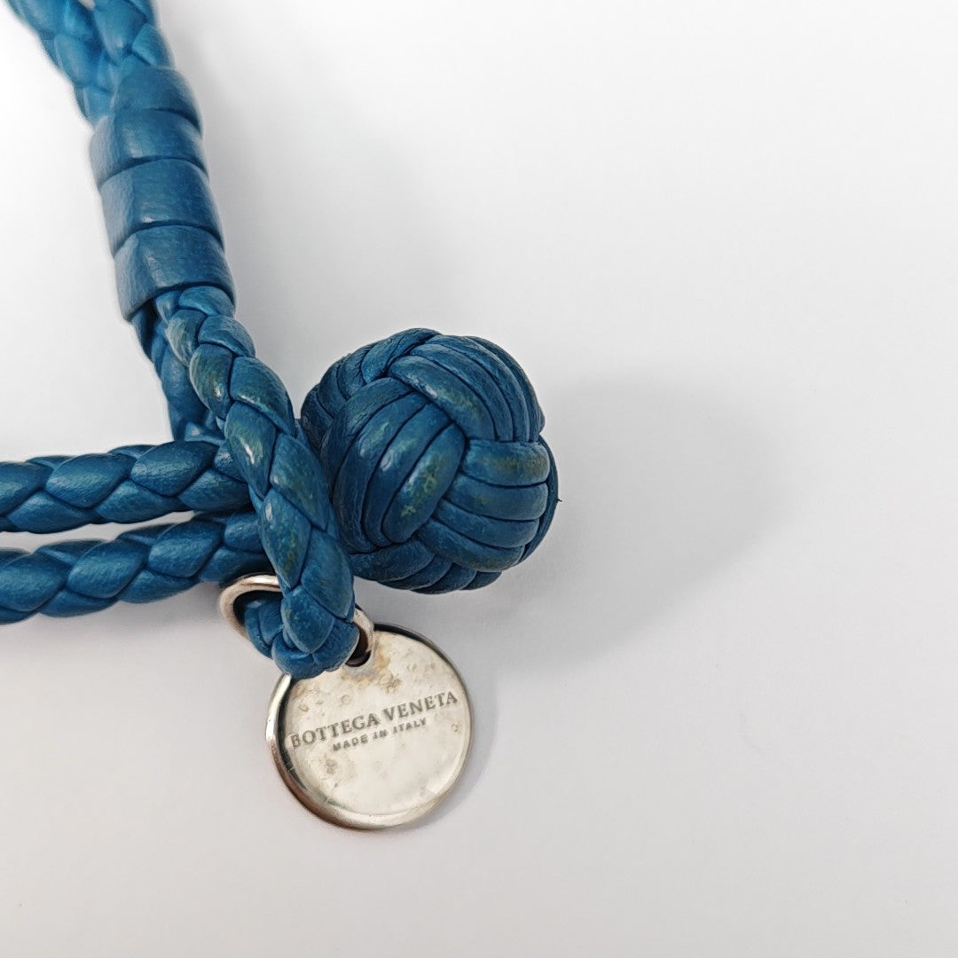 Leather Blue Bracelet