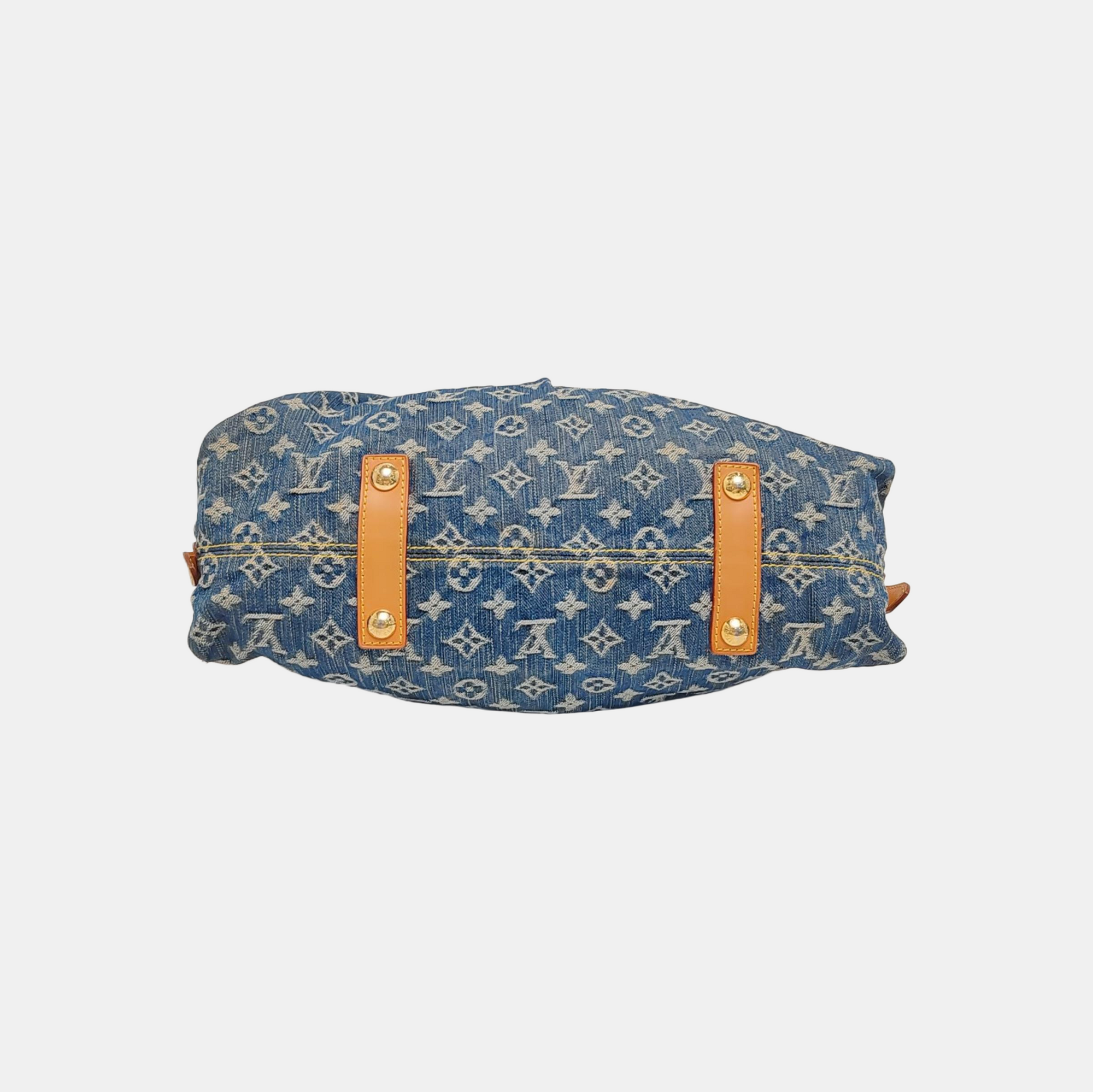 NEO CABBY GM Monogram Denim Blue
