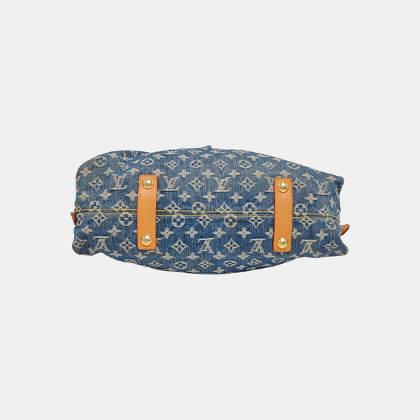 NEO CABBY GM Monogram Denim Blue