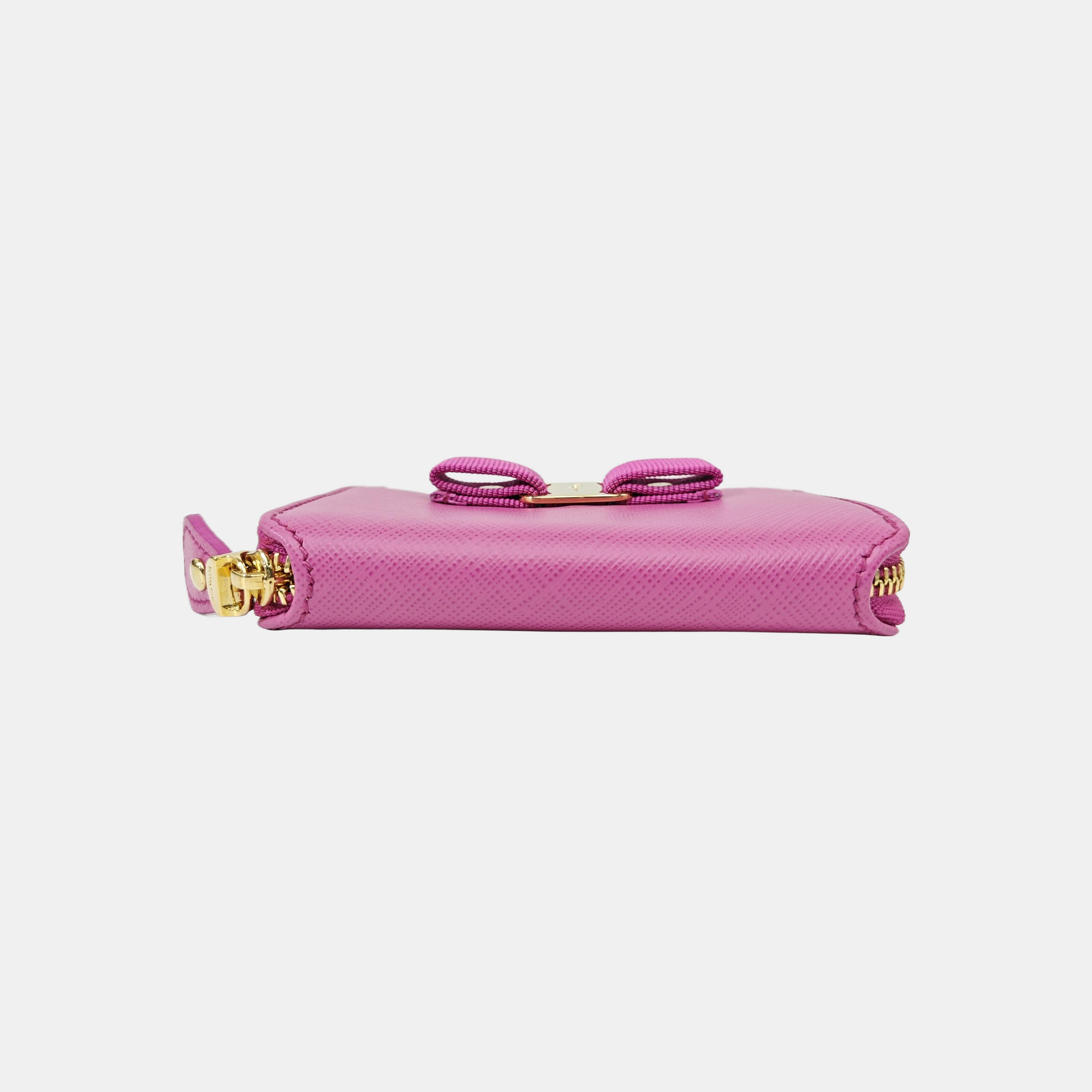 Ginny Calfskin Purple Wallet