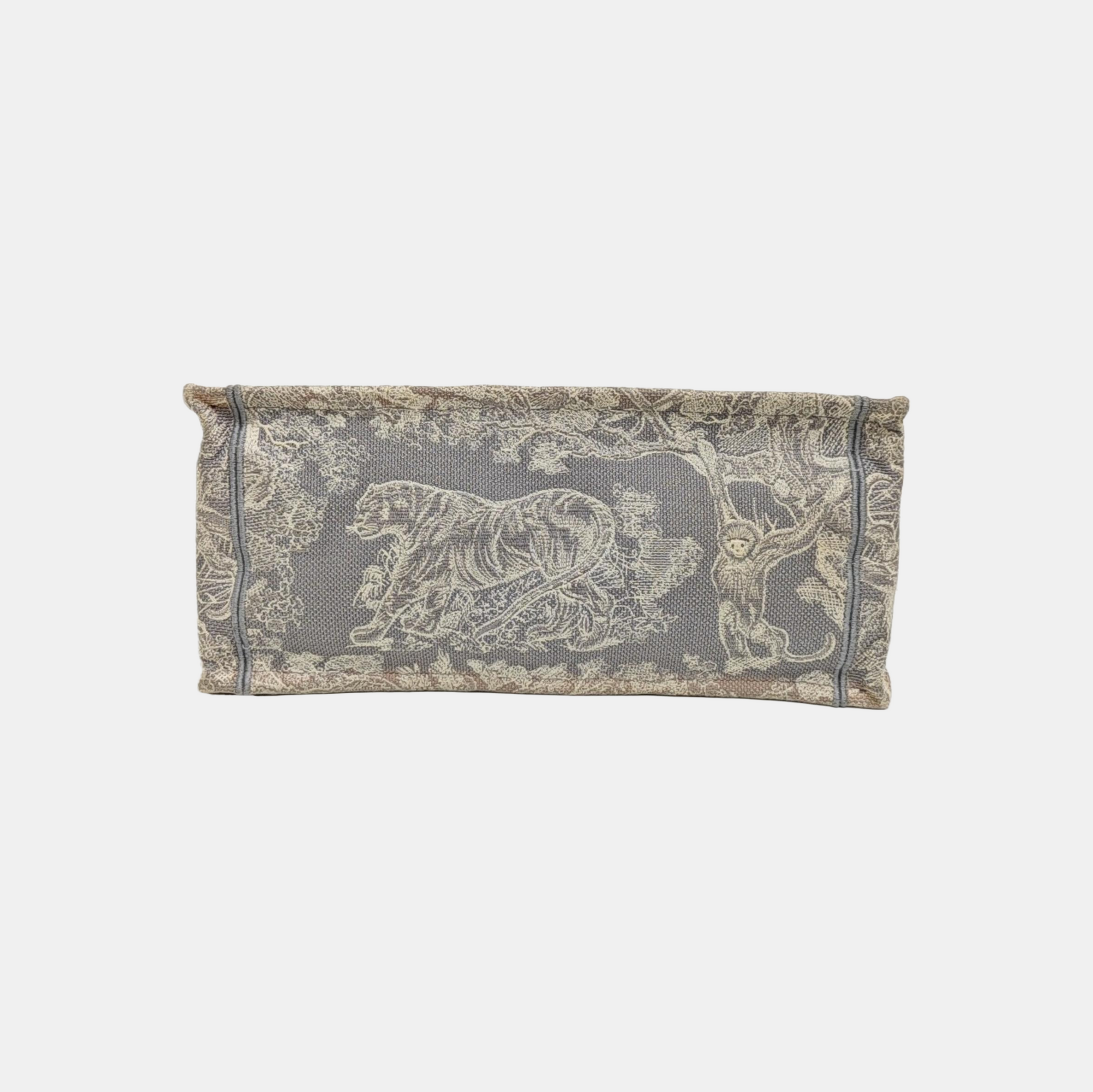Book Tote Medium Fabric Gray