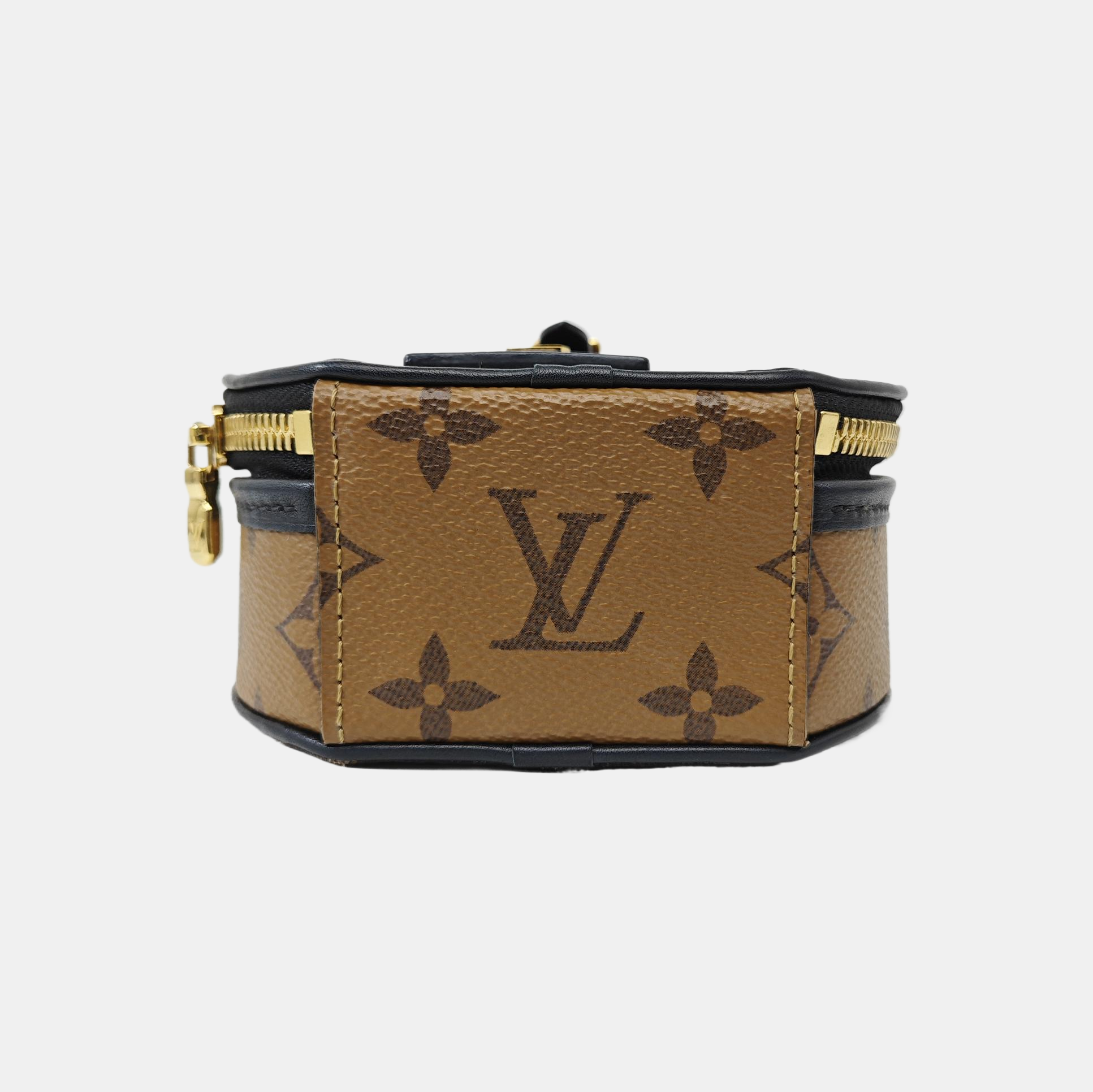 BOITE CHAPEAU Mini Monogram Coated Canvas Brown