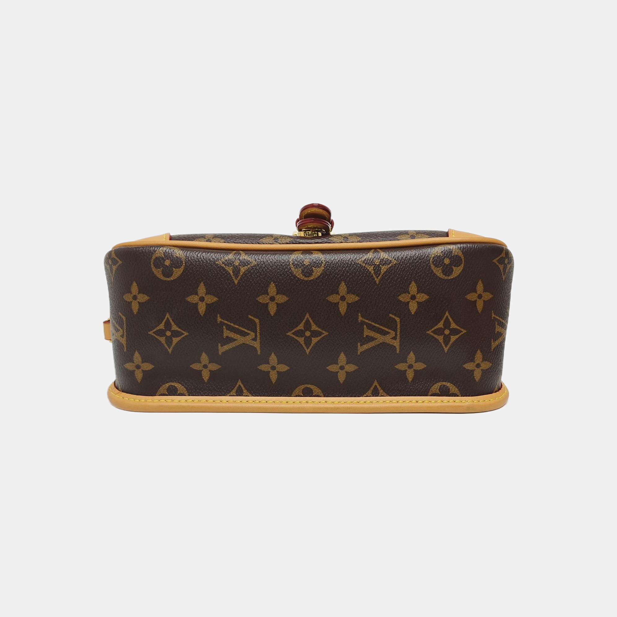 DIANE Monogram Coated Canvas Brown