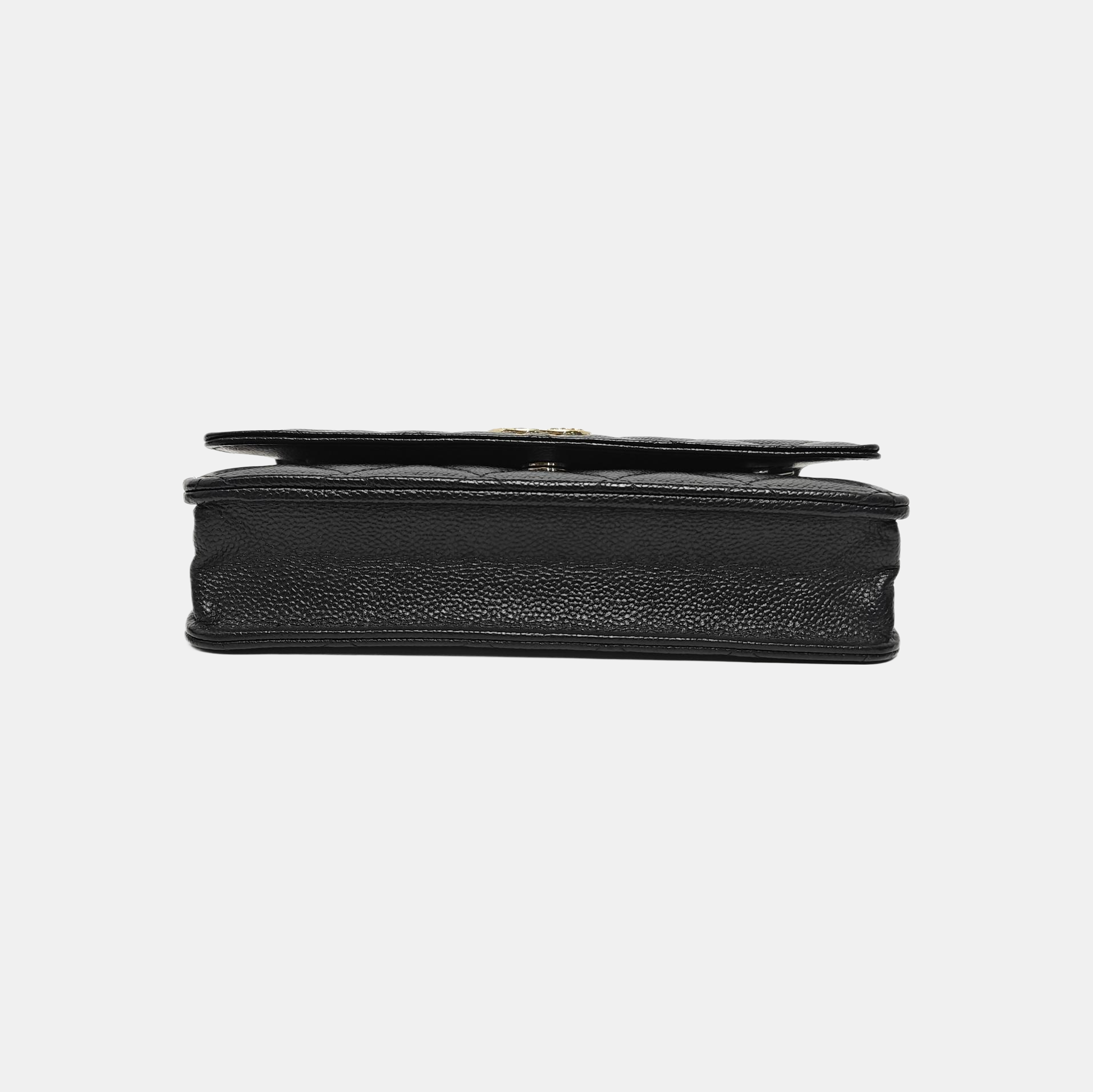 WOC Quilted Grained Calfskin Black