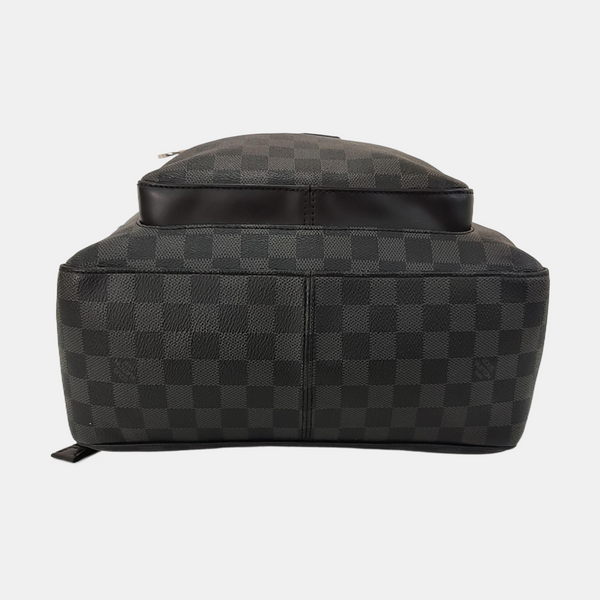 JOSH Damier Graphite Coated Canvas Gray