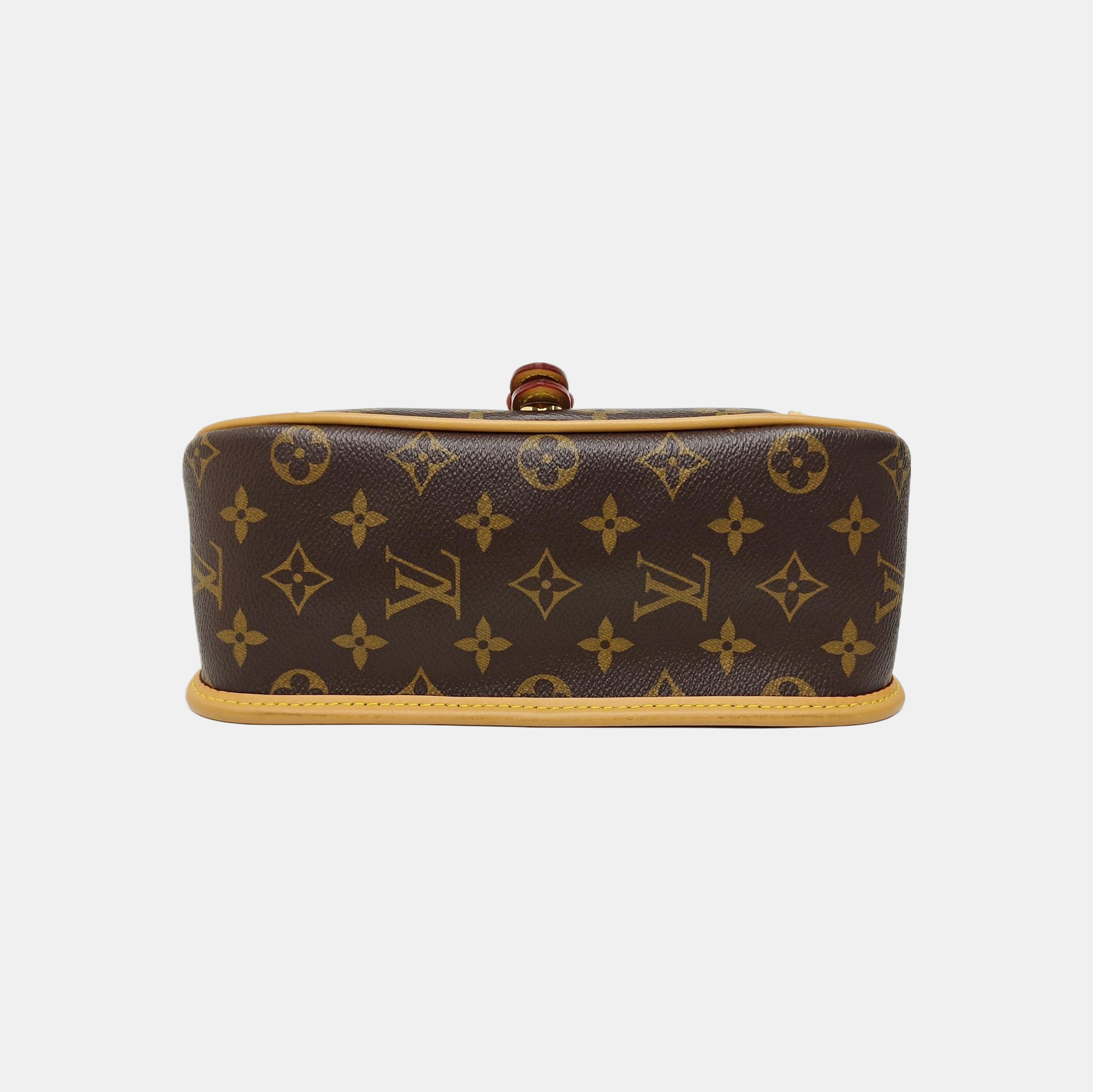DIANE Monogram Coated Canvas Brown