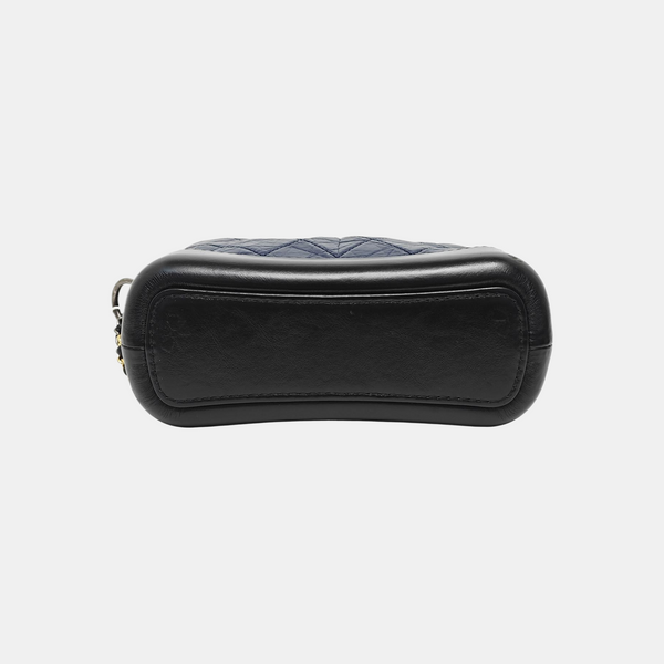 GABRIELLE Small Quilted Calfskin Blue