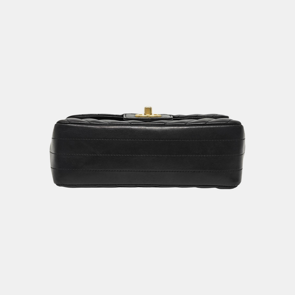 CLASSIC FLAP Mini Chevron Lambskin Black