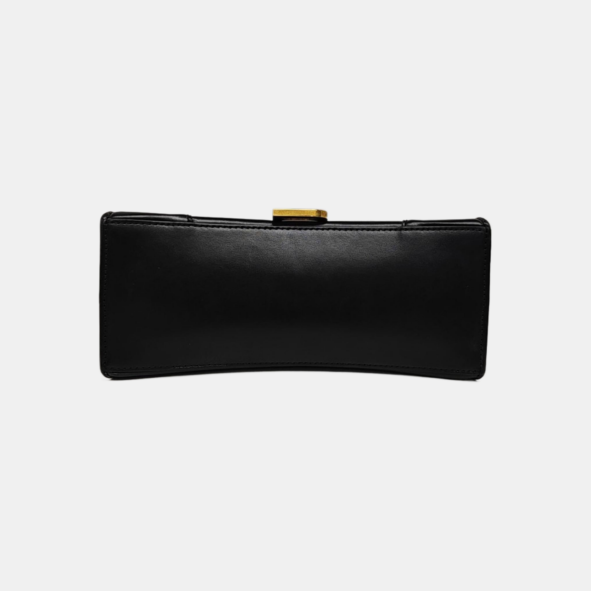 Hourglass S Calfskin Black