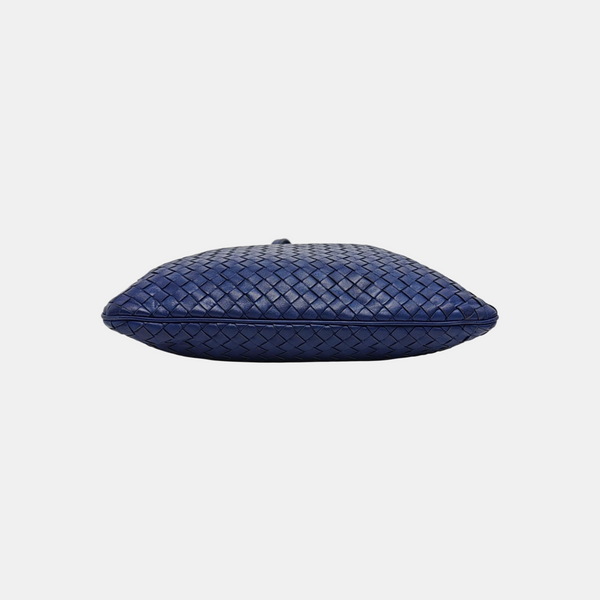 Lambskin Top Handle Bag Blue