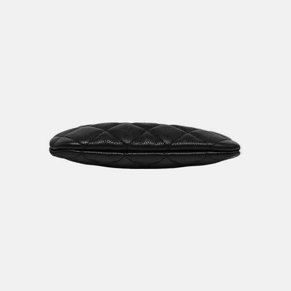 Grained Calfskin Clutch Black