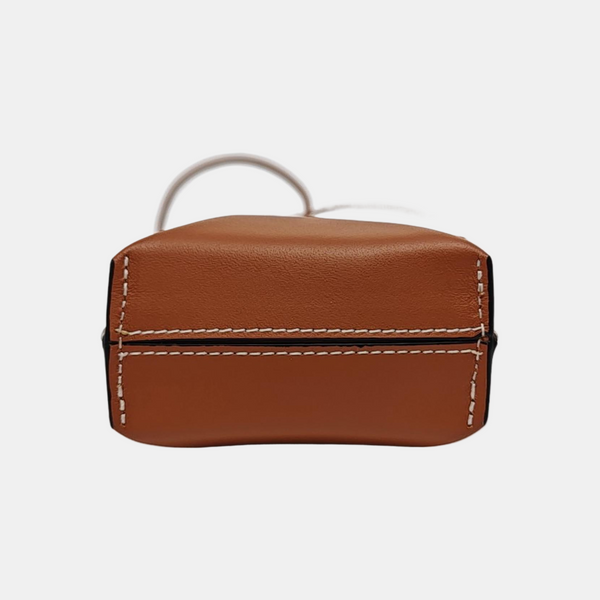 Calfskin Crossbody Bag Brown