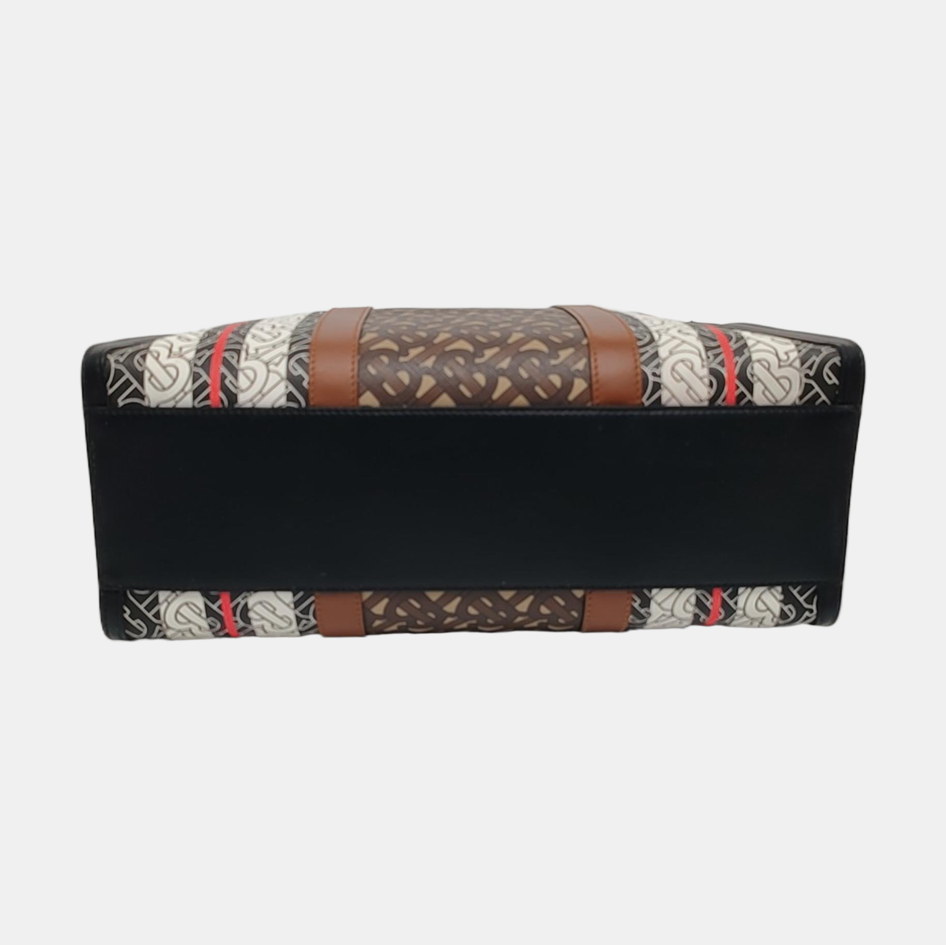 MONOGRAM Small Coated Canvas Brown