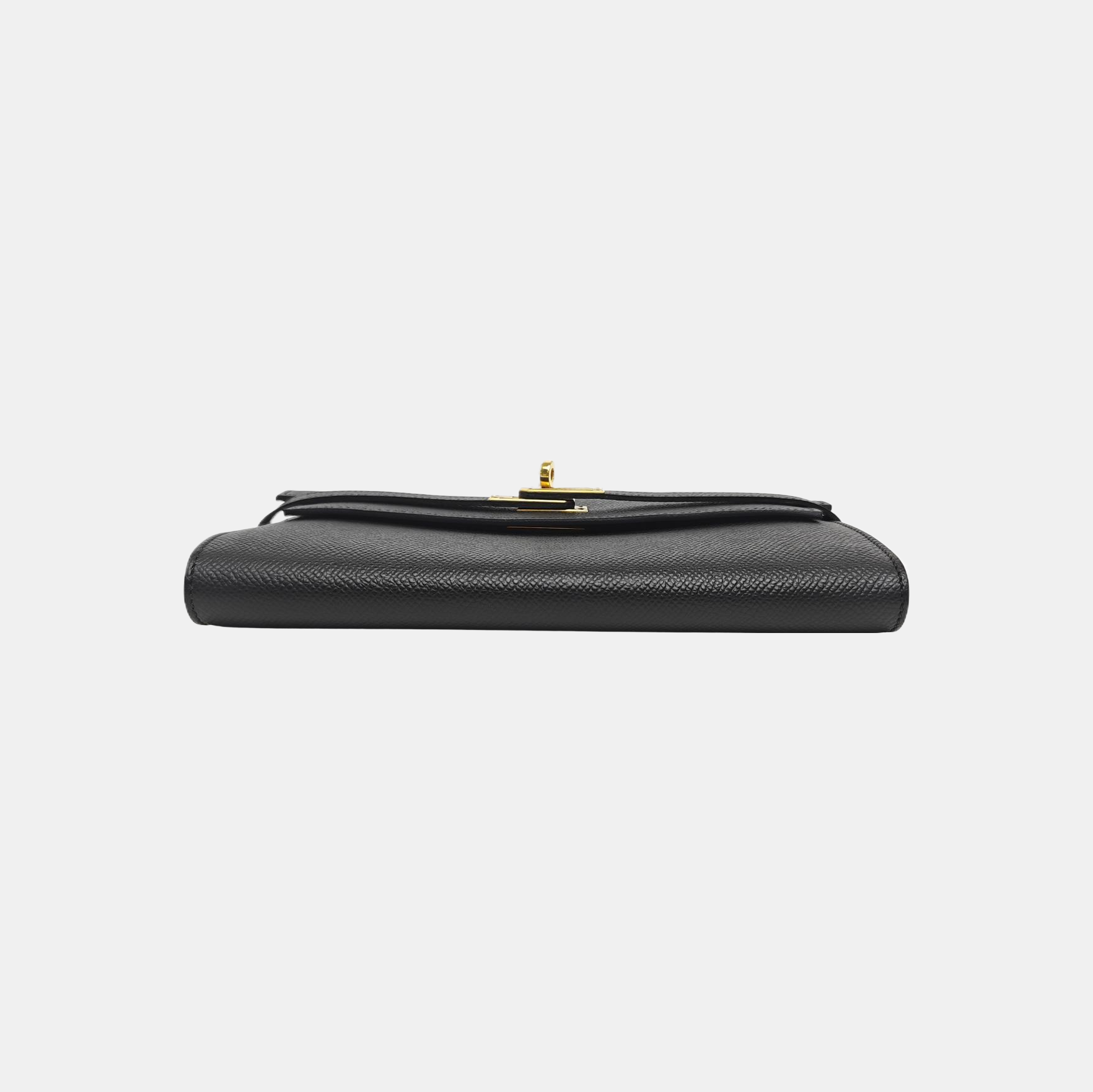Kelly 20 Epsom Black Wallet