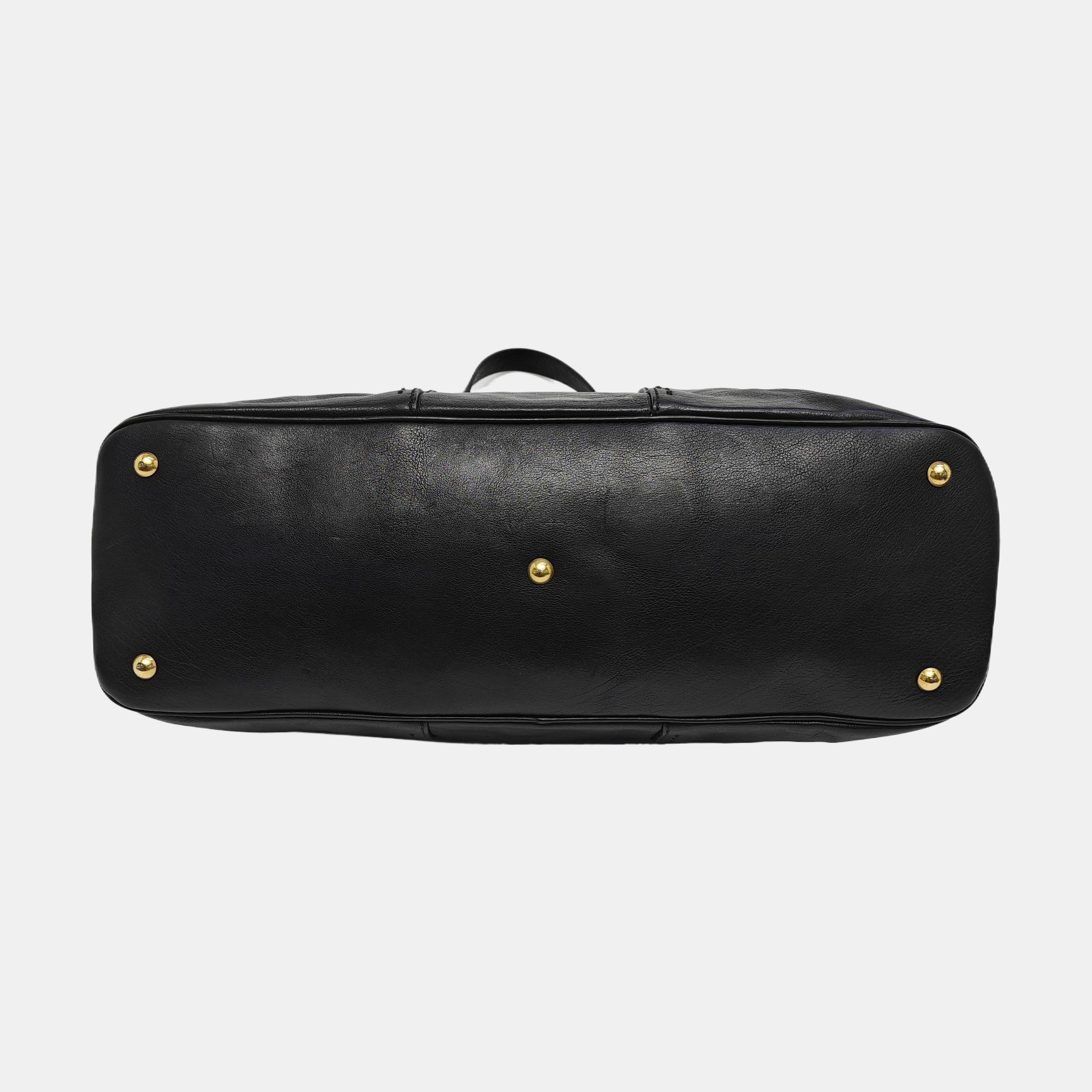MUSE Extra Large Calfskin Black