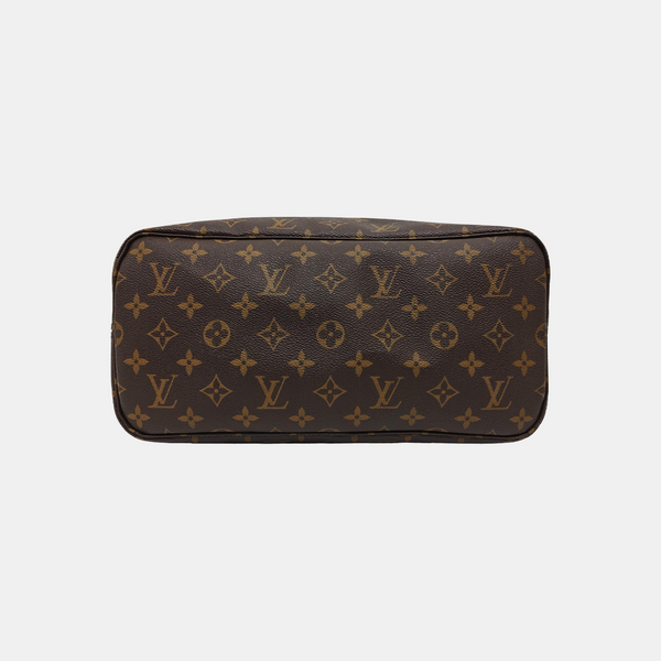 NEVERFULL MM Monogram Coated Canvas Brown