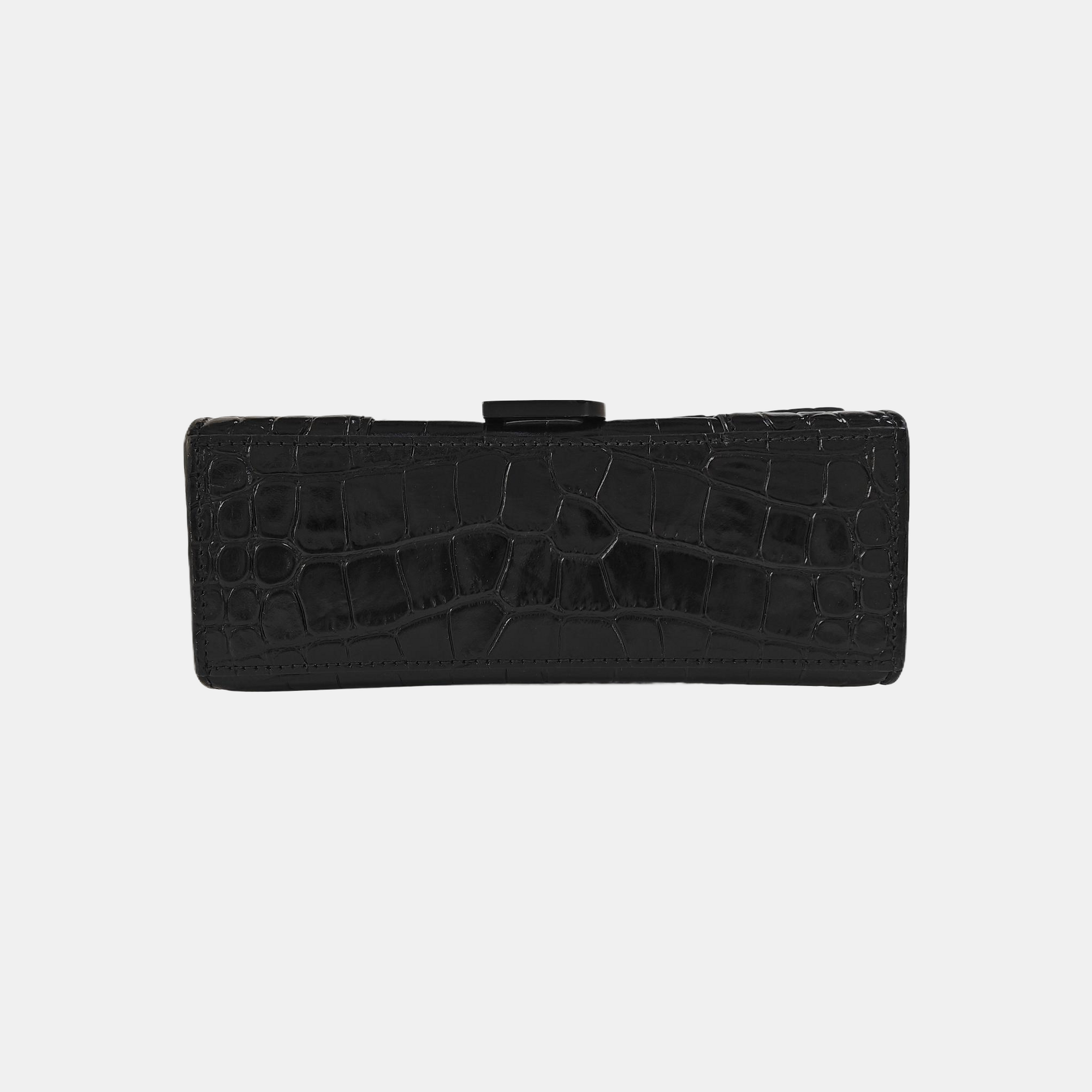 Hourglass Small Calfskin Black