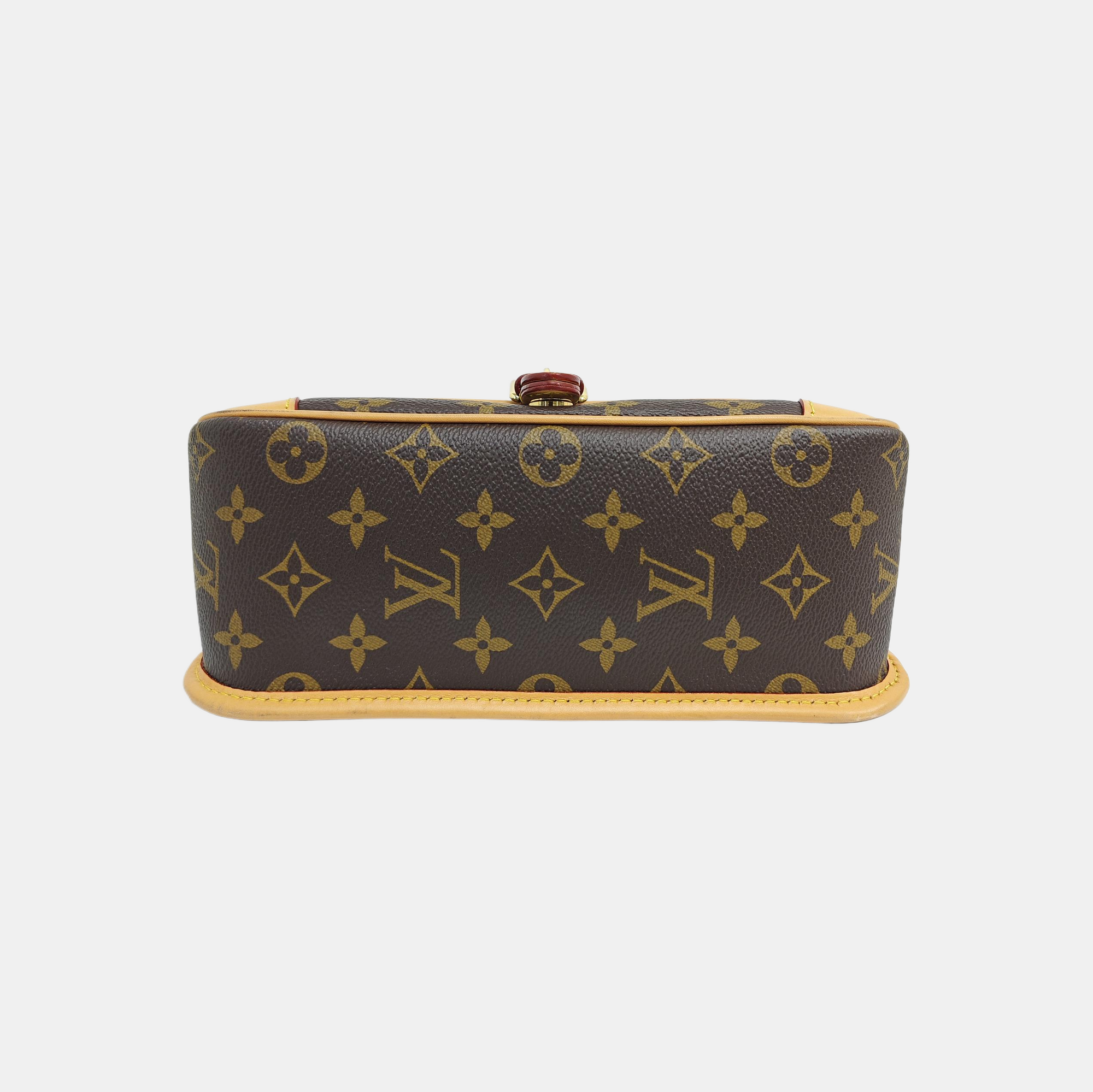 DIANE Monogram Coated Canvas Brown