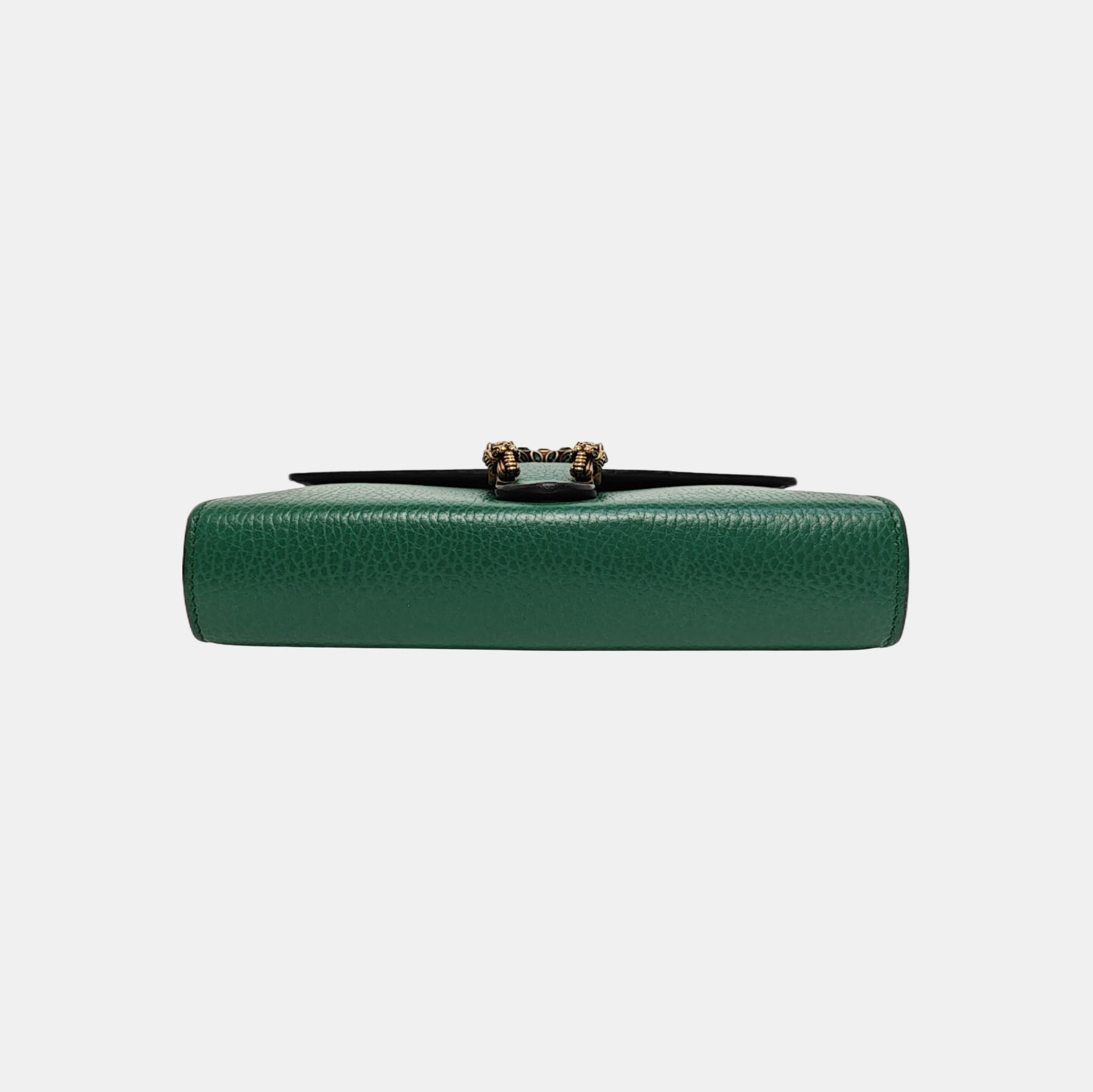 Authenticated pre-owned  Dionysus Mini Calfskin Green - Shoulder Bag at Looply