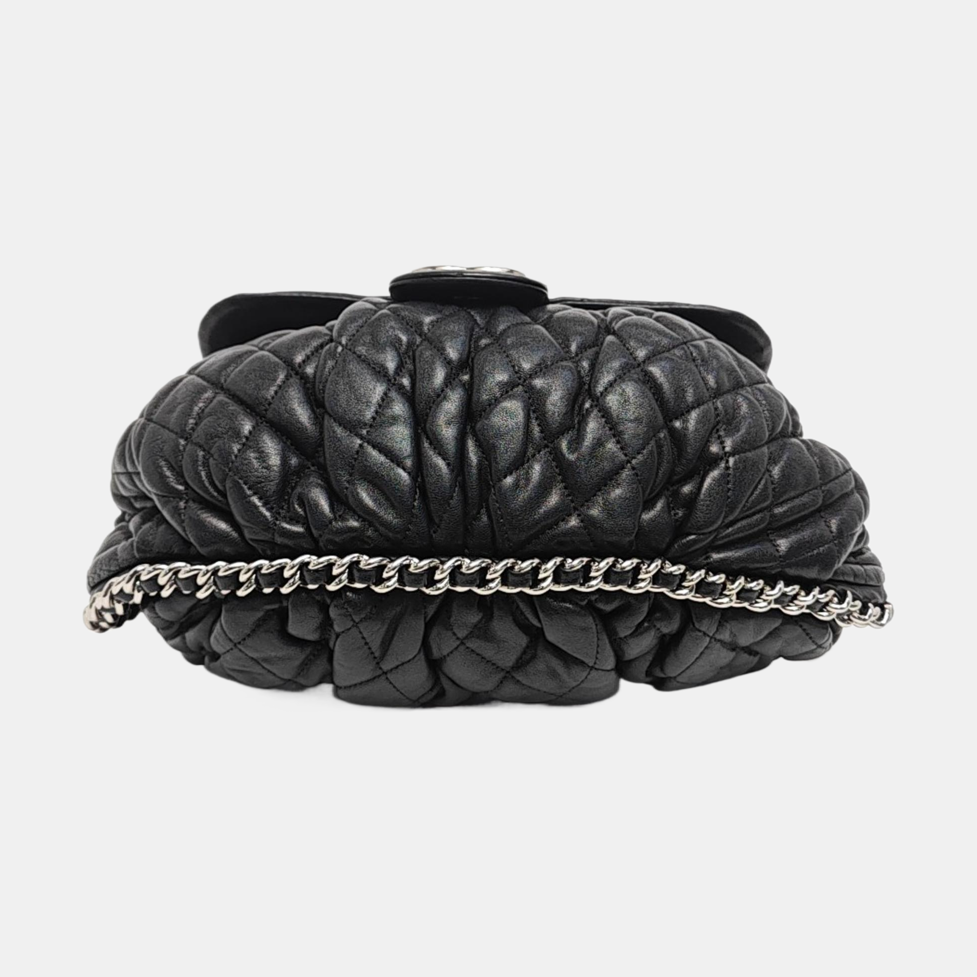 Quilted Lambskin Black