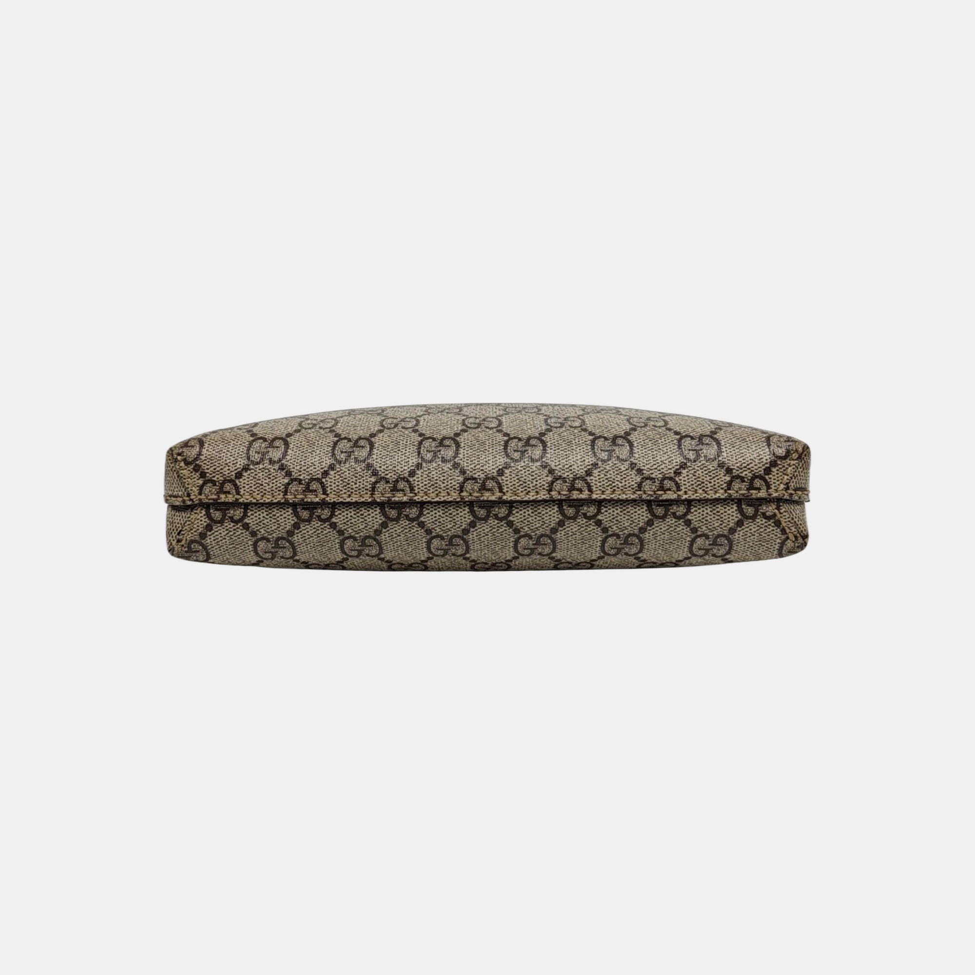 GG Supreme Monogram Coated Canvas Gray