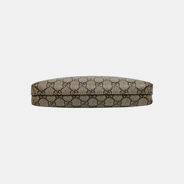GG Supreme Monogram Coated Canvas Gray