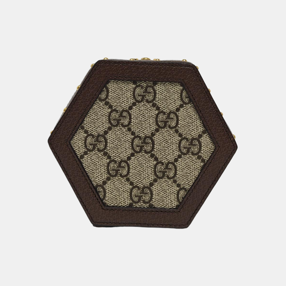 Monogram Coated Canvas Shoulder Bag Beige
