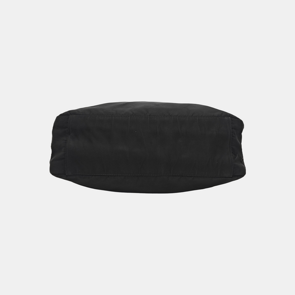 Nylon Shoulder Bag Black