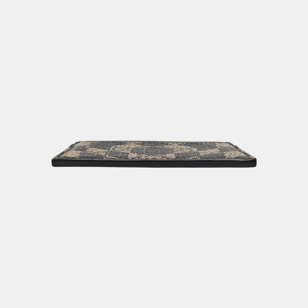 Retro Monogram Coated Canvas Beige Card Holder