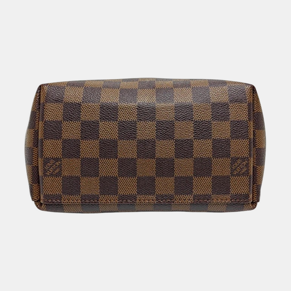 CLAPTON Damier Ebene Coated Canvas Brown