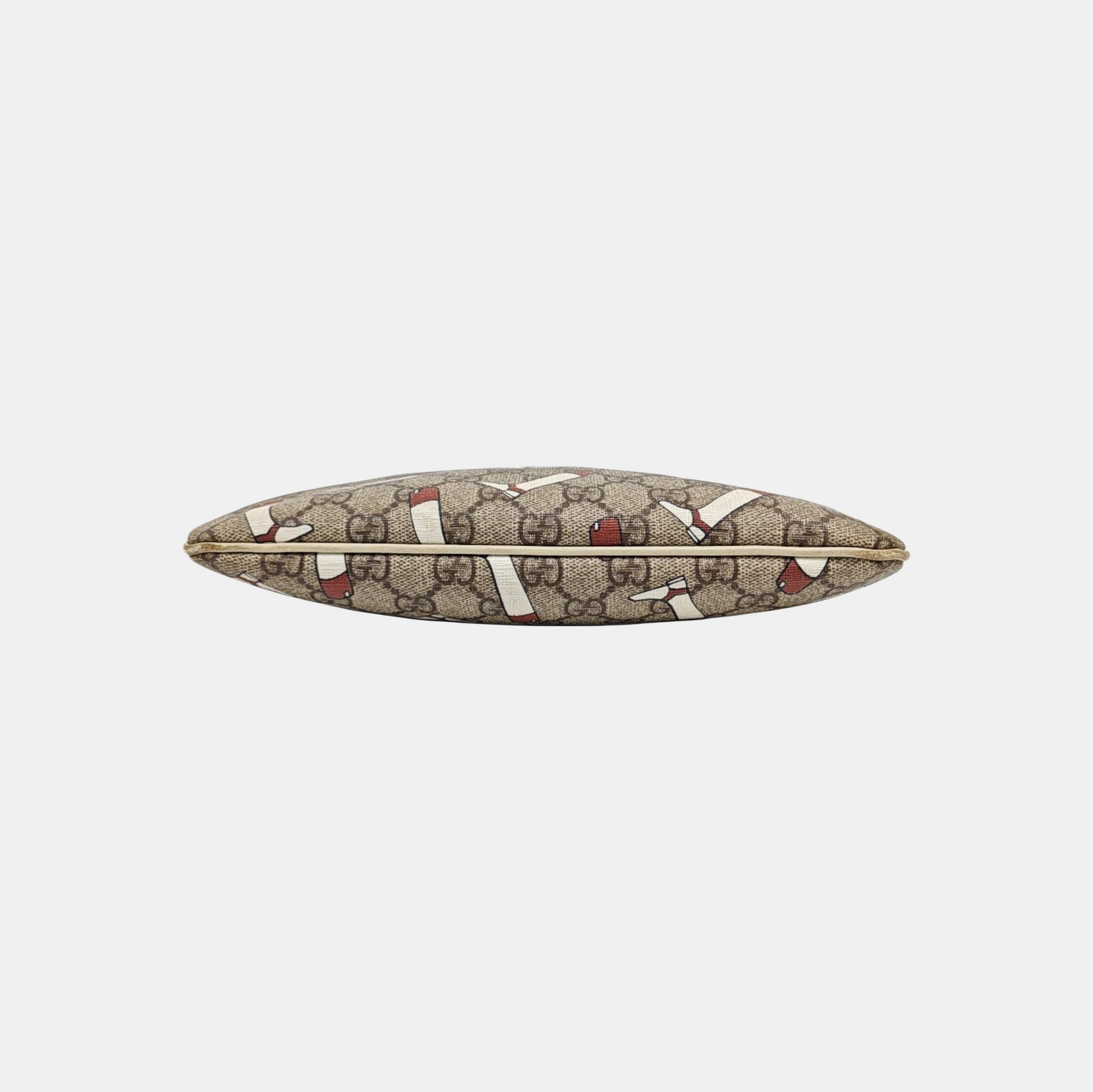 Monogram Coated Canvas Shoulder Bag Beige