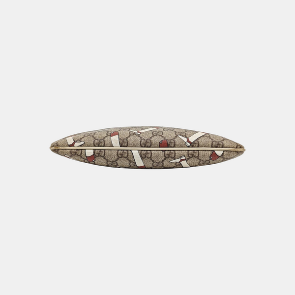 Monogram Coated Canvas Shoulder Bag Beige