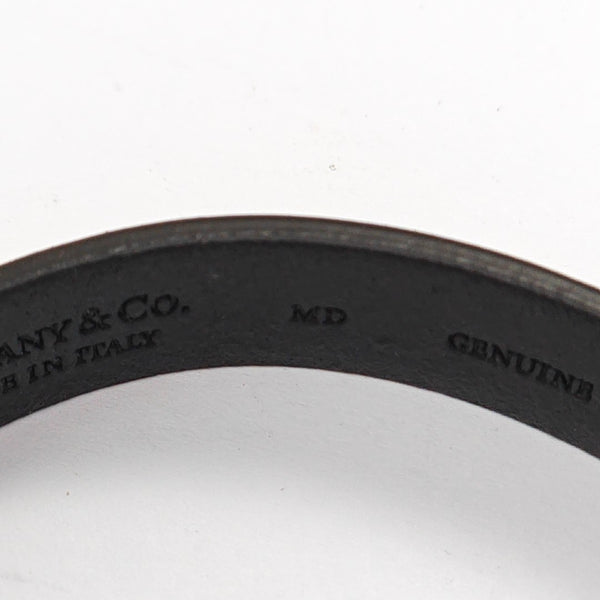 Tiffany 1837 925 Sterling Silver Black Bracelet