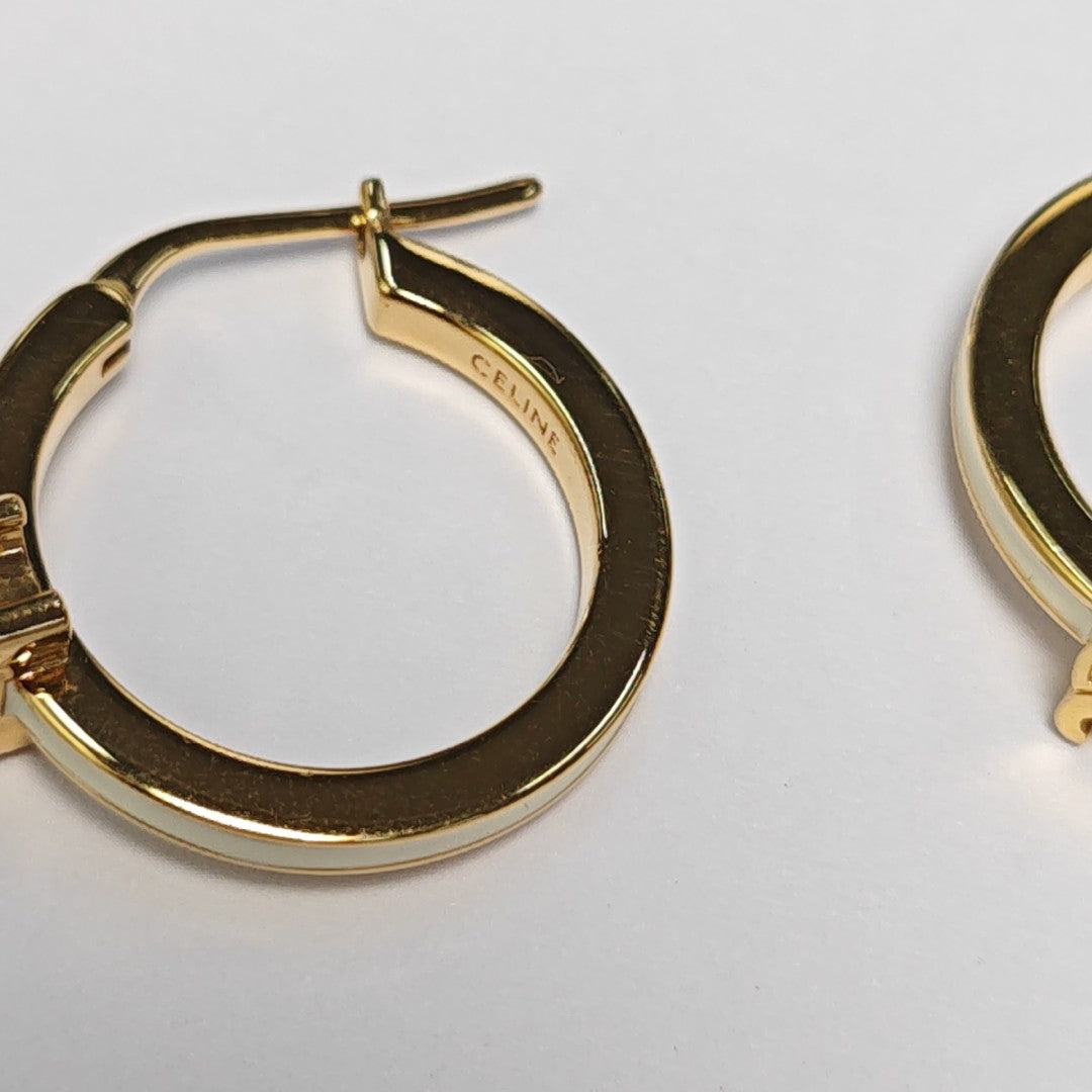 Metal Gold Stud Earrings