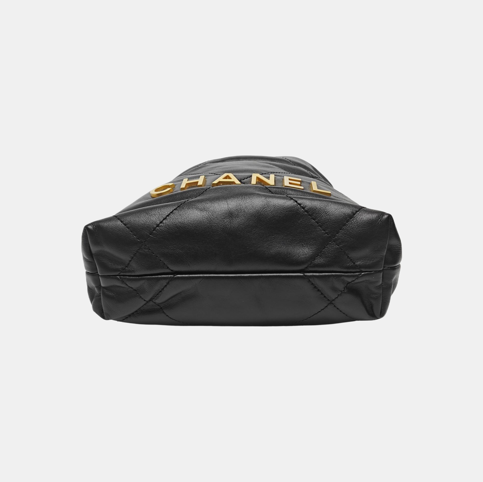CHANEL 22 Mini Quilted Calfskin Black