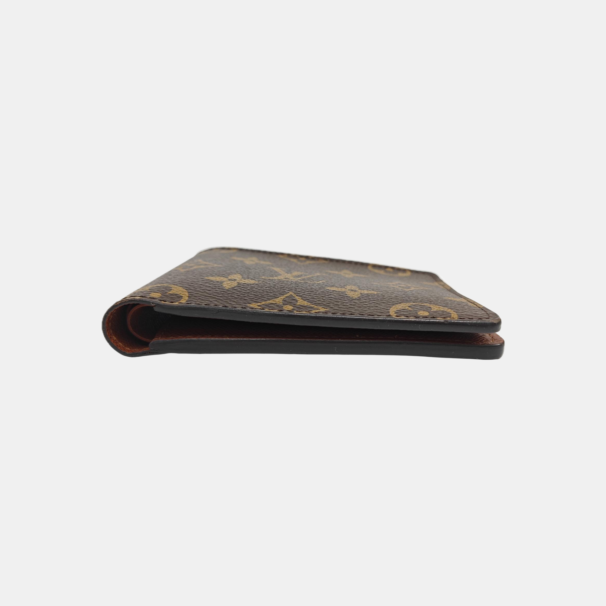 MARCO Monogram Coated Canvas Brown Wallet