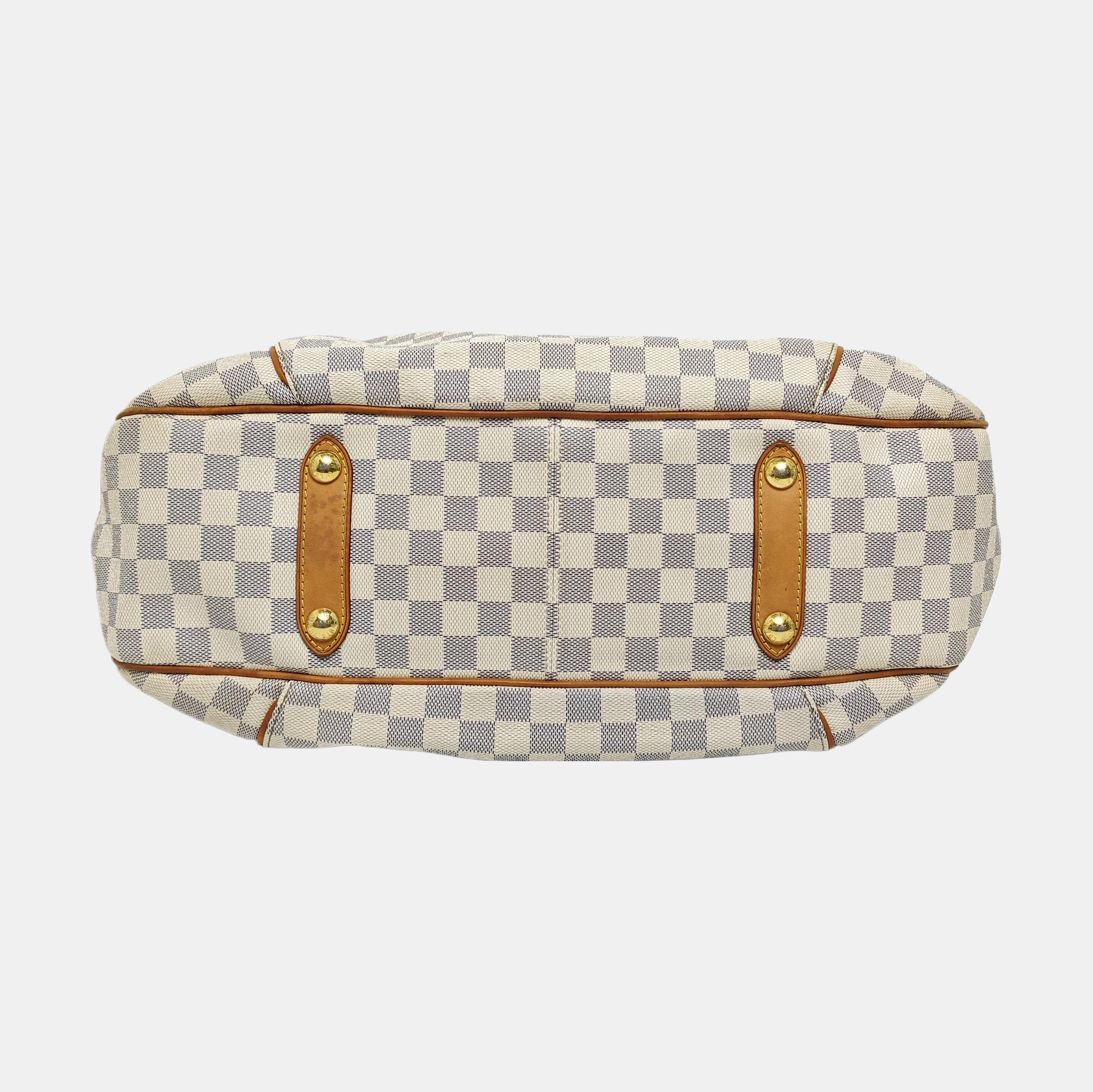GALLIERA GM Damier Azur Coated Canvas White