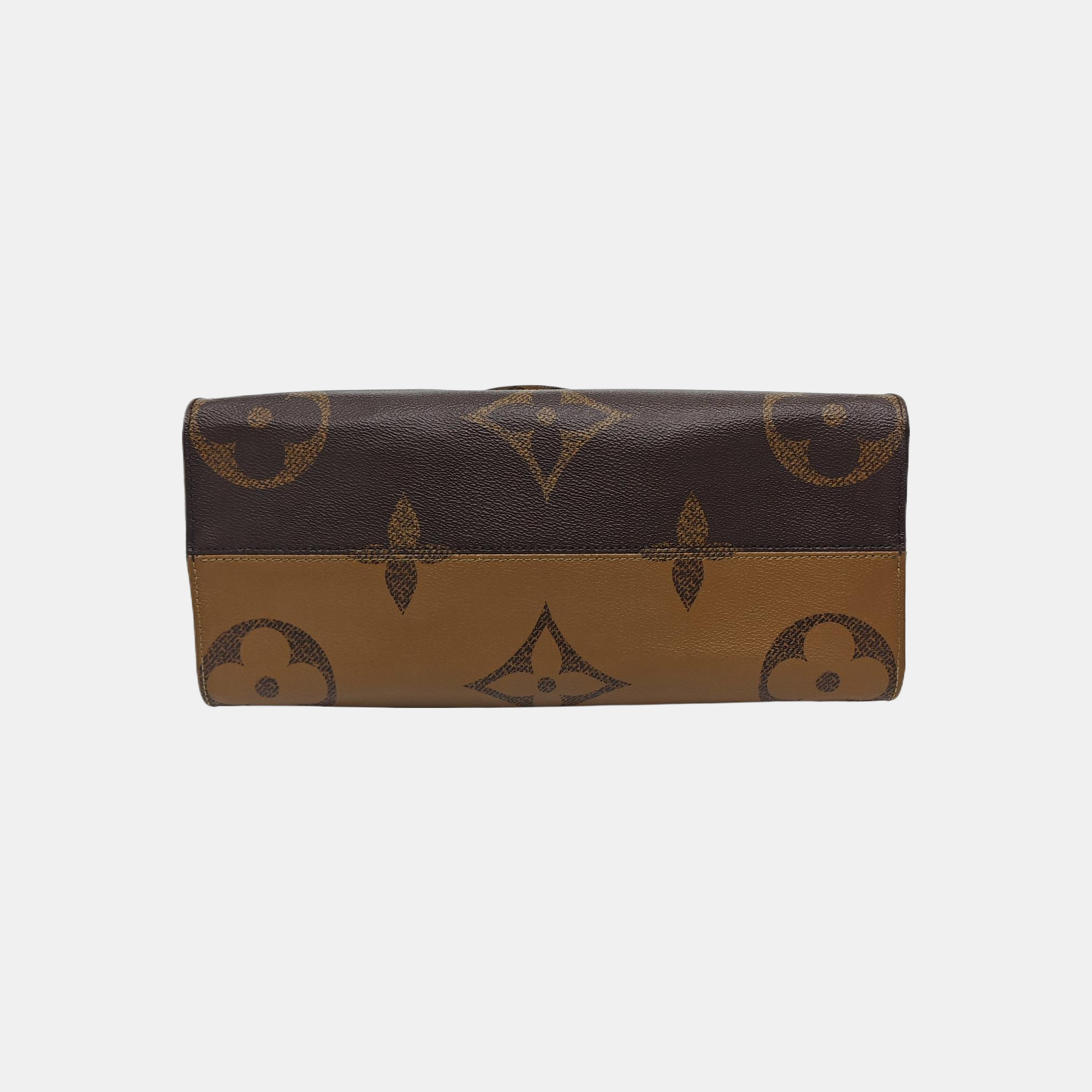 ONTHEGO MM Monogram Coated Canvas Brown
