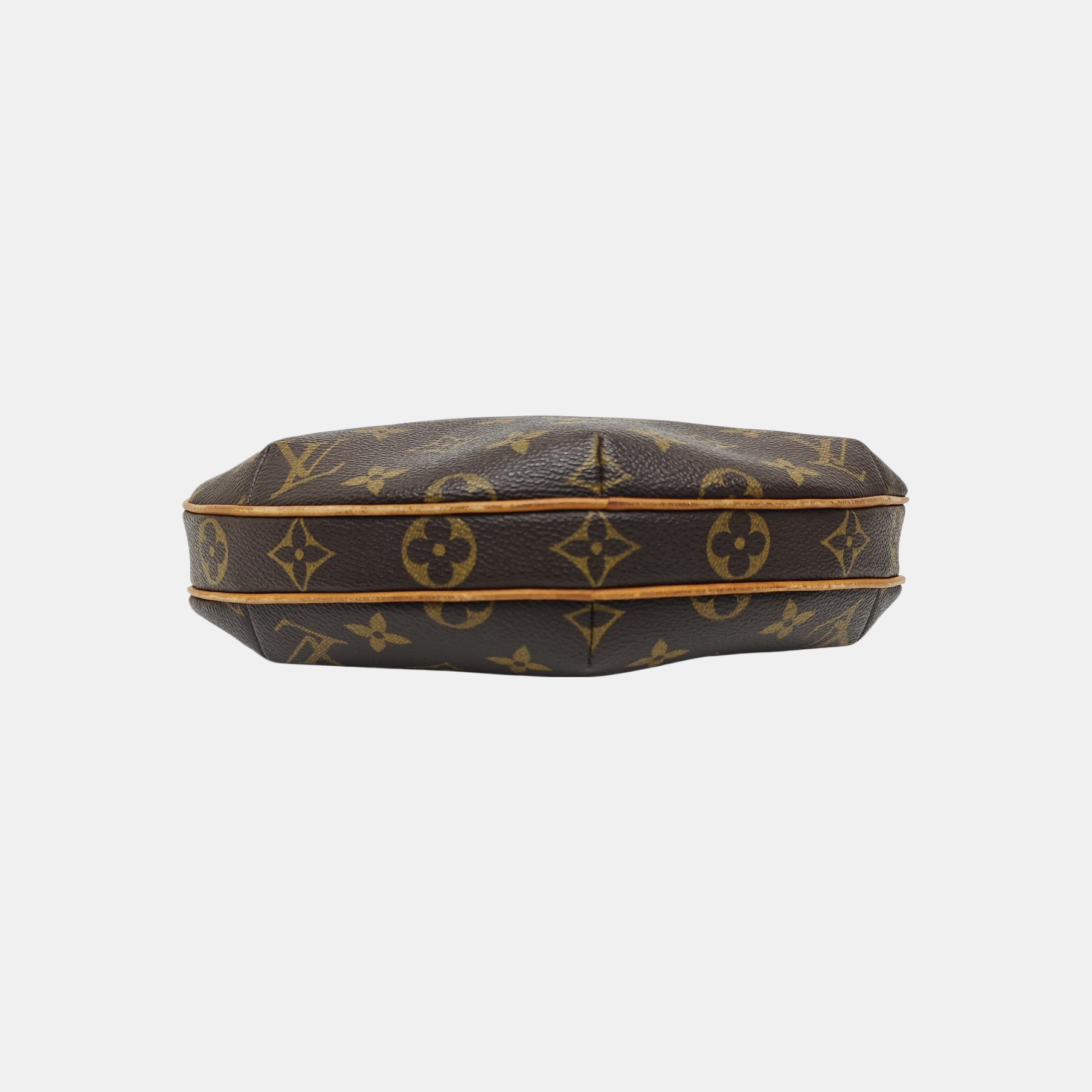 CROISSANT PM Monogram Coated Canvas Brown