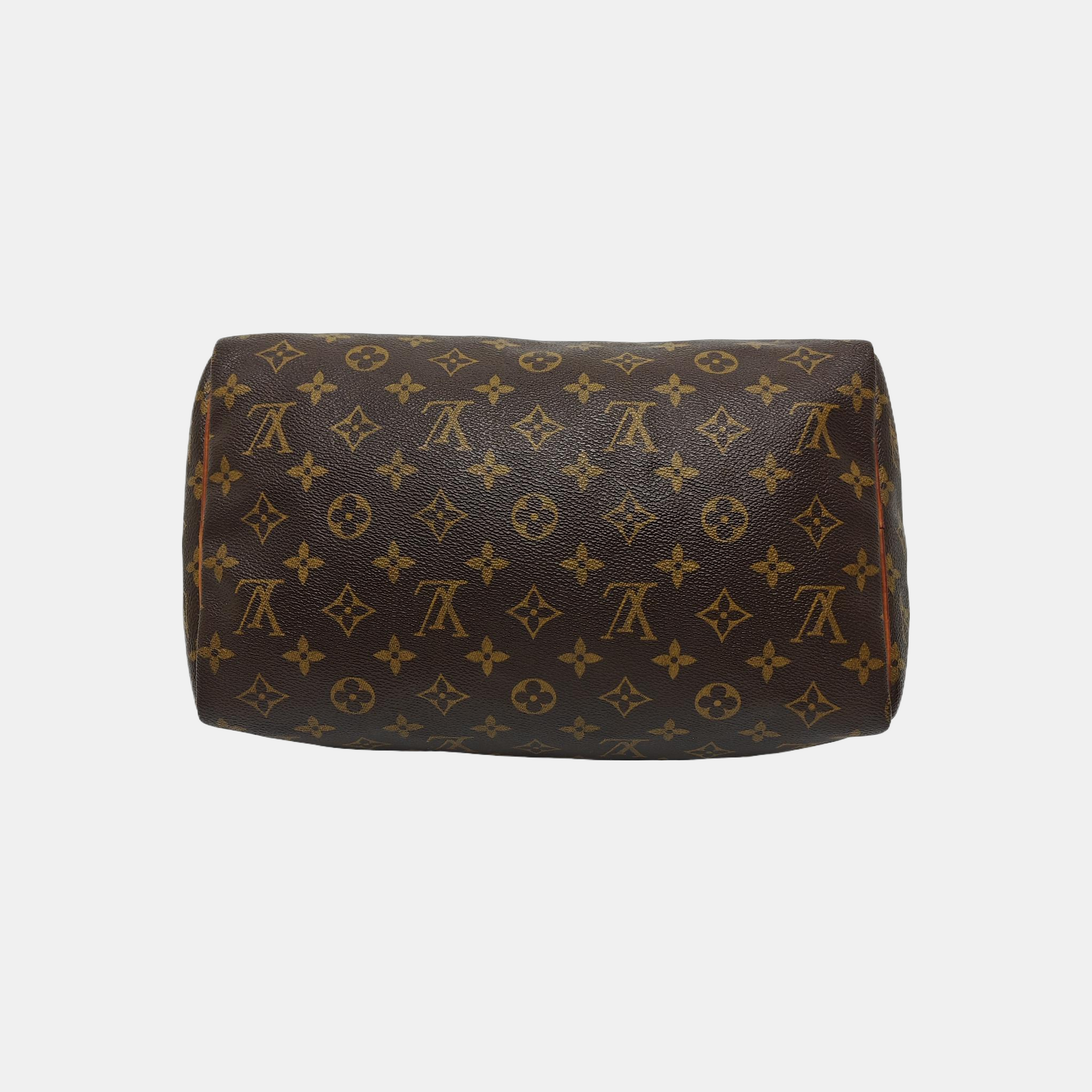 SPEEDY 35 Monogram Coated Canvas Brown