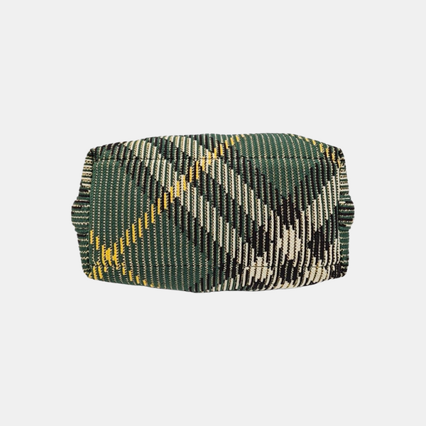 Fabric Top Handle Bag Green