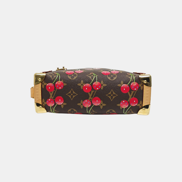 SIDE TRUNK MM Monogram Coated Canvas Brown