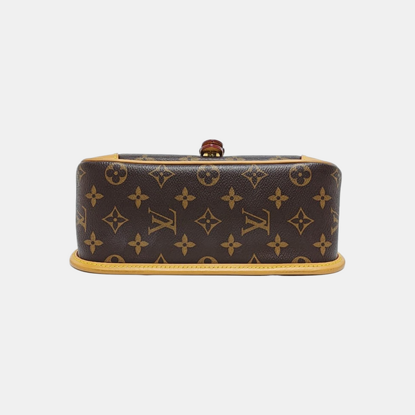 DIANE Monogram Coated Canvas Brown