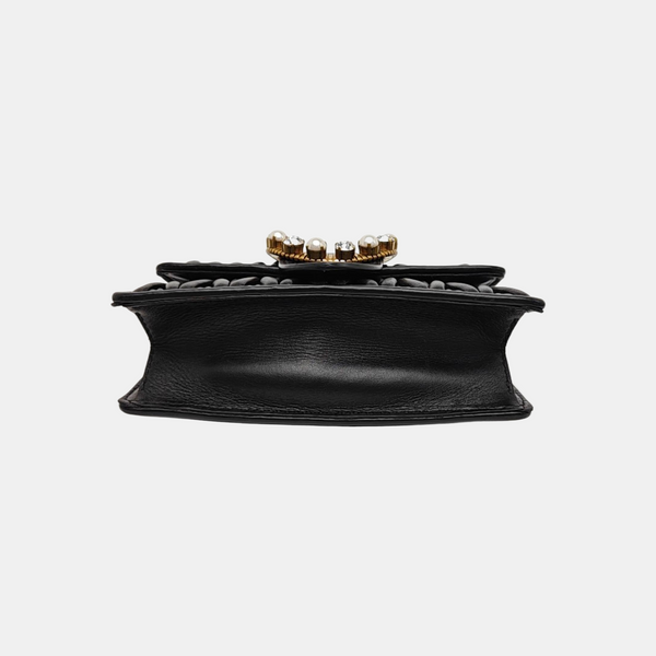Matelassé Quilted Lambskin Black